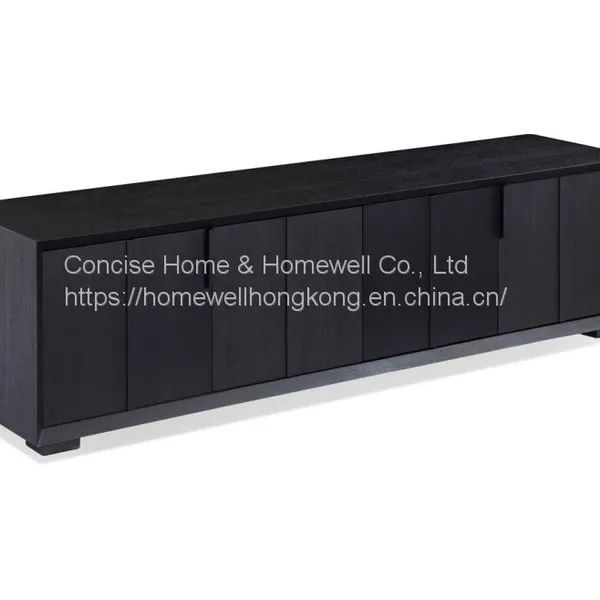 modern low cabinet 4 door 2 drawer LH1506-20 sliding door TV stand