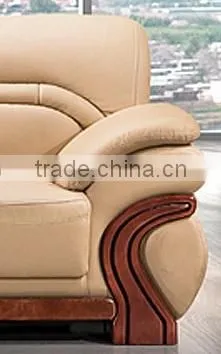 Oupusen PU Foam 1 1 3 Wood Frame Sofa Set photo-5
