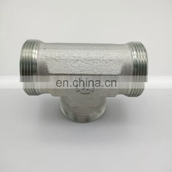 New Style Malleable Iron Tee Pipe Fittings Stainless Steel Connector Fitting Tee for Sale photo-3