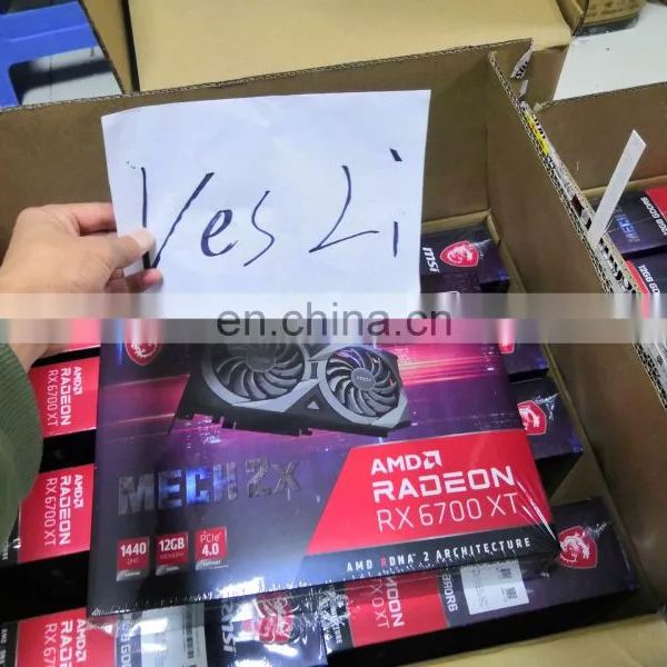 RX 6700XT Graphics Card Gaming 6600XT AMD RADEON 6700XT 12GB GDDR6 XFX Sapphire Gigabyte MSI GPU 6800XT 6900XT Video Cards 3060 photo-3