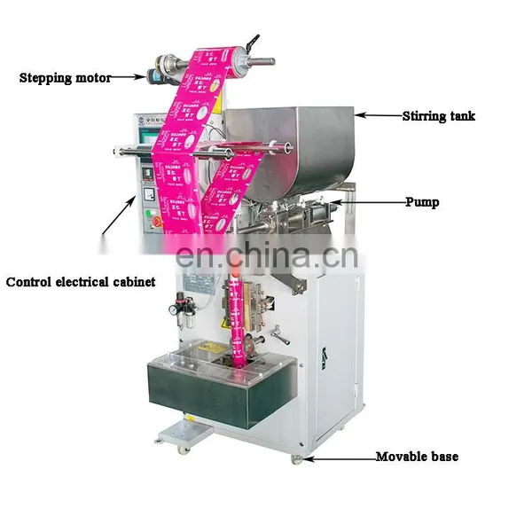 Ketchup Tomato Paste Small Sachet Tomato Sauce Pouch Packing Machine photo-4