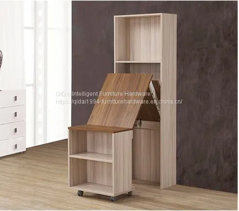 Folding Invisible Desk Hardware for Small Space Living Room