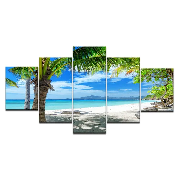 Wholesale Wall Art Seascape Custom Painting Canvas Printed on Canvas