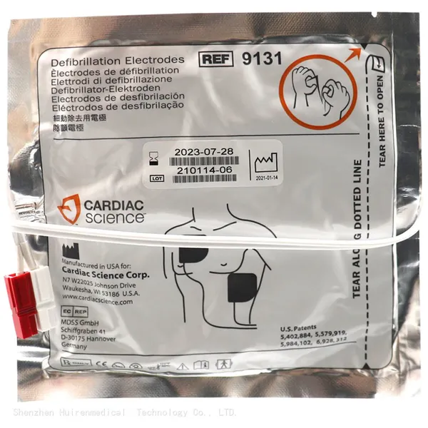 Original Cardiac Science Powerheart AED G3 Auto Pro Automotive Defibrillator Defibrillation Electrode 9131 photo-4