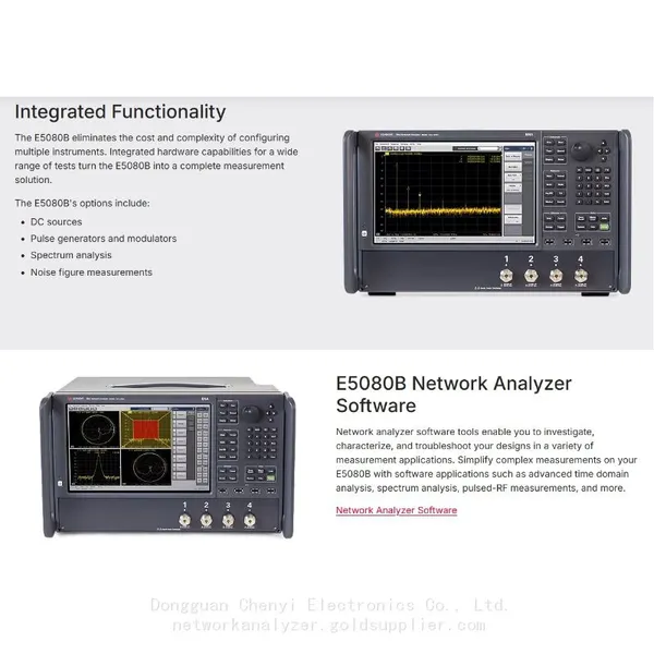 Keysight E5080B ENA Vector Network Analyzer 9 KHz to 53 GHz, 2 or 4-port photo-5