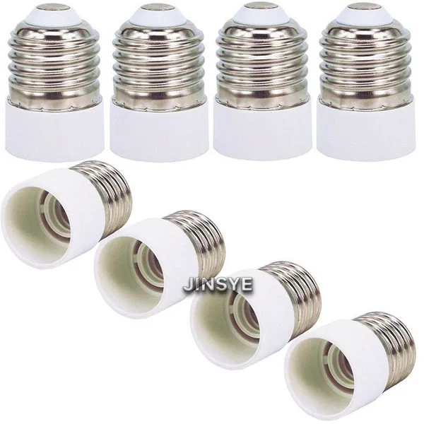 Plastic E27 to E14 Adaptor Bulb Holder Lamp Socket photo-2