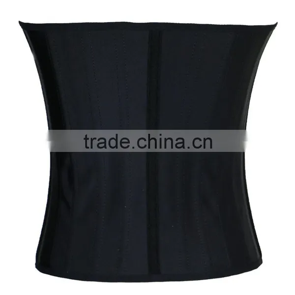 China 2016 Steel Boned Corset Latex/Spandex Waist Cincher Waist Trainer For Women and Man photo-3