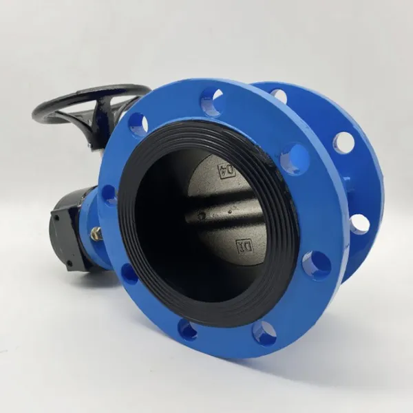 Heavy Duty BS Flange Butterfly Valve Manual Operation photo-3