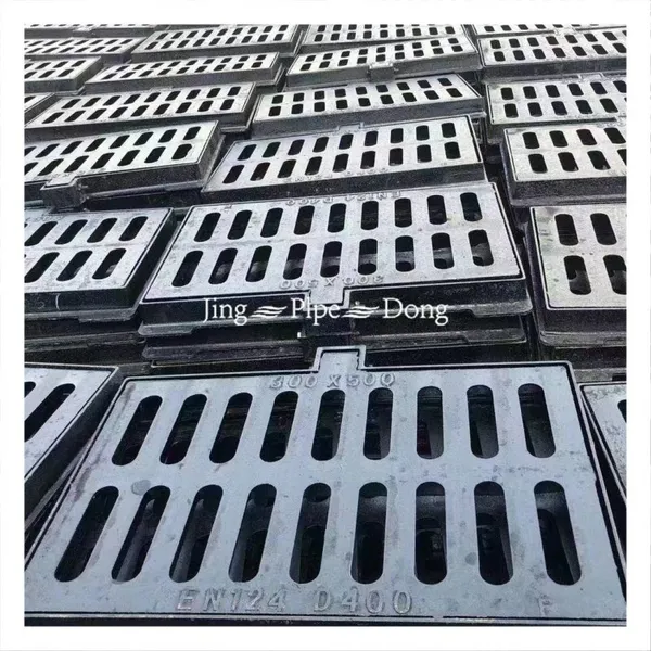 En124 C250 450*750 Square Ductile Iron Road Facilities Parking Safety Grate Black Jingdong Brand photo-5