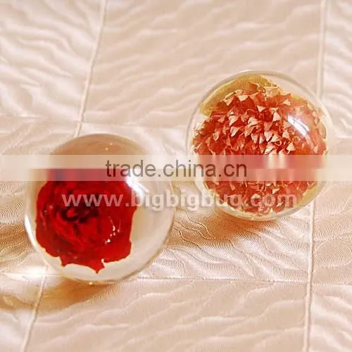 Hot Selling Small Crystal Ball With Real Ember Embedded for Promotional Gift photo-2