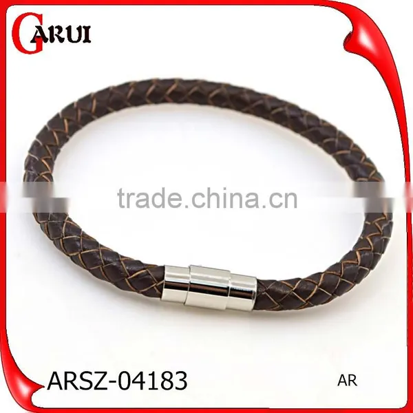 Unisex Leather Bracelets Bangles Men Women Vintage Bracelet Of Leather photo-6