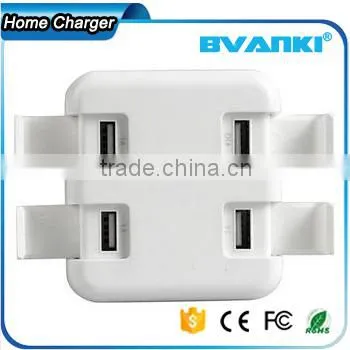 Hot New Products for 2016 US/EU/UK Plug USB 4 Port Desktop Charger/ Rapid Charging Station Wall Usb Charger for IPhone Charger photo-2