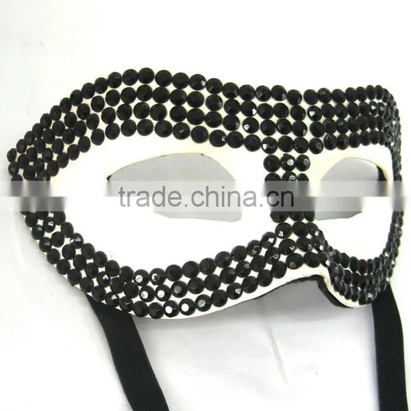 Custume Carnival Accessories HT-HF018 Plastic Half Face Party Eye Mask and Paper Party Eye Mask photo-4