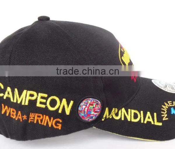Custom Blank Snapback Cap With Leather Brim photo-5