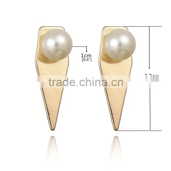 Front Back Ear Cuff Wholesale Handmade 18k Gold Plated Ear Cuff Jewelry on Sale photo-2