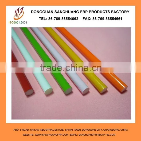 Painting Surface Treament Solid Fiberglass Rod Quality Choice