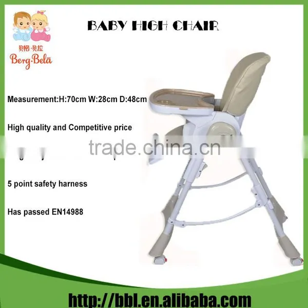 2016 New Product Baby Dining Chair Safe Design Folding High Chair photo-5