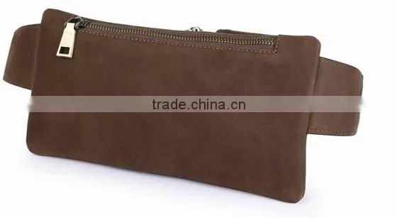 Saddle Leather Men Waist Chest Bag Running Belt Bag Running Fanny Pack photo-6