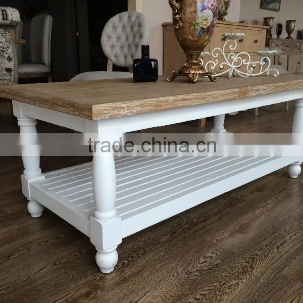 Wholesale Vintage Hand-made Hobby Lobby Wooden Coffee Table photo-2