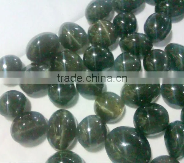 Wholesale Black Cat's Eye Gemstone Cabochons photo-2