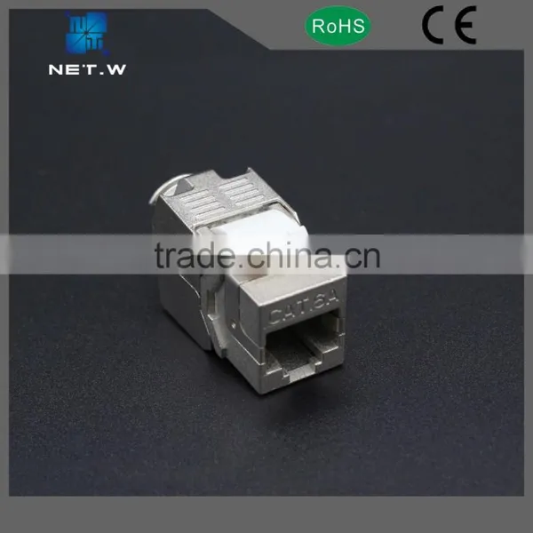 Rj45 Cat6A Keystone Jack, Cat7 Rj45 Modular Jack, Female Keystone Jack