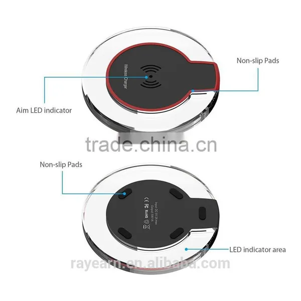 Wireless Charger,Ultra-Slim&Protable,Slip-Proof Pad,Universal for All Qi-Enabled Devices,Galaxy S7/S7 Edge,S6/S6 Edge/S6 Active, photo-2