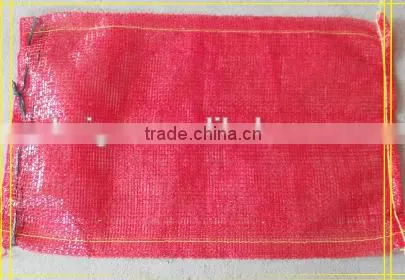 Potato Mesh Bag/drawstring Mesh Bag/pp Mesh Packing Bag With Die Cut Handle