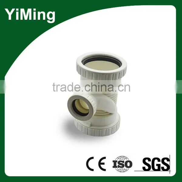 YiMing Pvc Spiral Silencer y Tee of Pipe Fittings photo-2