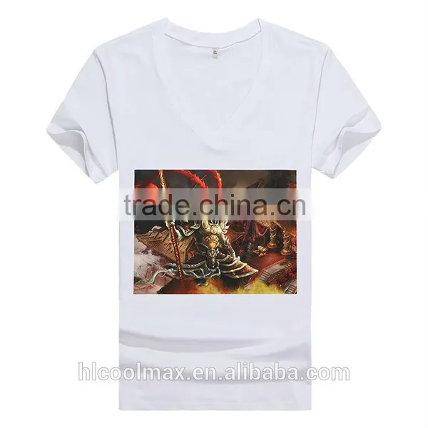 Wholesale China Import Cheap Printed Plain White 3D 1 Euro Dri Fit V Neck Men Fashion Design T Shirts photo-6