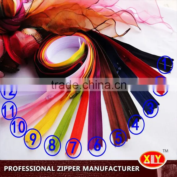 2015 Hot Sale Reversible Colored Invisible Zipper photo-2