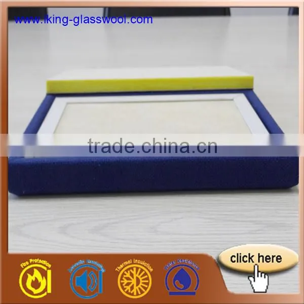 Clothing Sound 60x60 Decorative Glass Wool Fabric Acoustic Panels photo-3