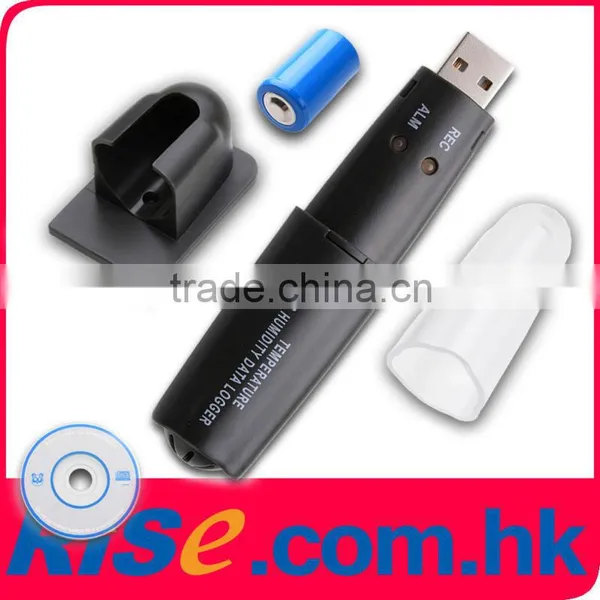 Mini USB Temperature & Humidity With LCD Display Data Logger 21000 Memeries