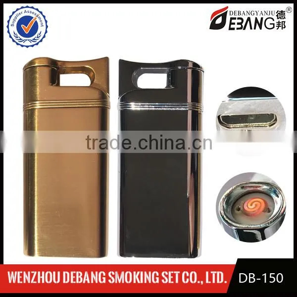 2015 Christmas Gift Usb Lighter Metal Material and Cigarette Usage Lighter Usb Quality Choice photo-2