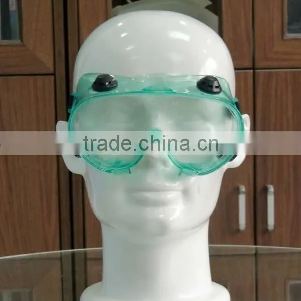 2016 PVC Chemical Safety Goggles for Eye Protection Security Safety Goggles for Medical PVC Safety Goggles With 4 Holes photo-2