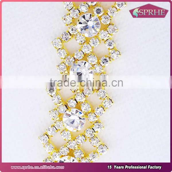 Diamante Rhinestone Sewing Chain Trim photo-2