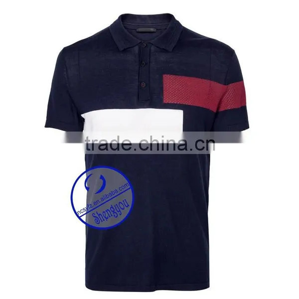 2015 Cotton Sport Top, Quality Man's Clothing, Short Sleeve Mens Polo Shirt photo-5