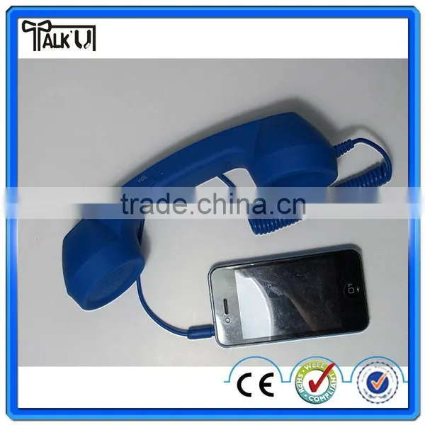 Hot Selling Mobile Phone Handset for Iphone, Innovative Anti-Radiation Plastic Bluetooth Retro Mobile/cell Phone Handset photo-4