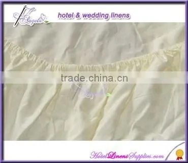 Fitted Sheets, Stripe Fitted Bed Sheets for Hotels, Motels--with Skirting Walls photo-2