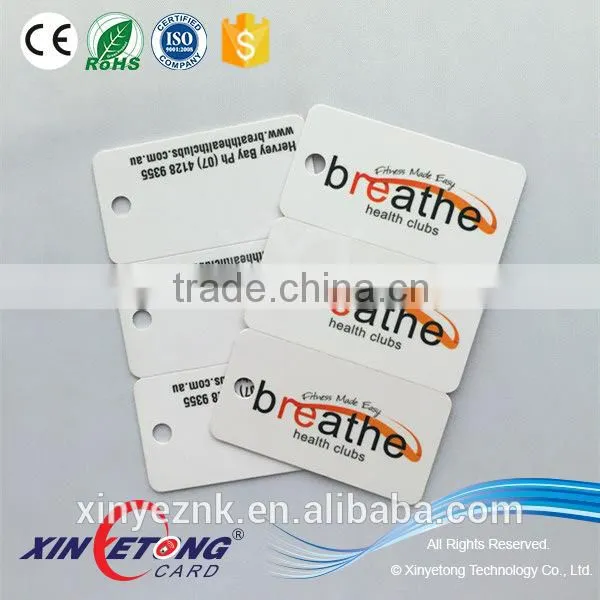 2015 Popular Three up Standard Plastic PVC Key Tag Combo Cards photo-2