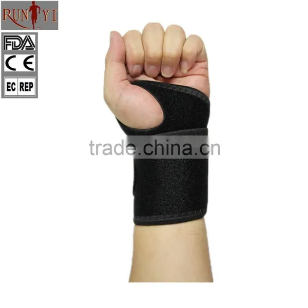 Hand Wrist Brace Glove Guard Weight Lifting Crossfit Wrap photo-3