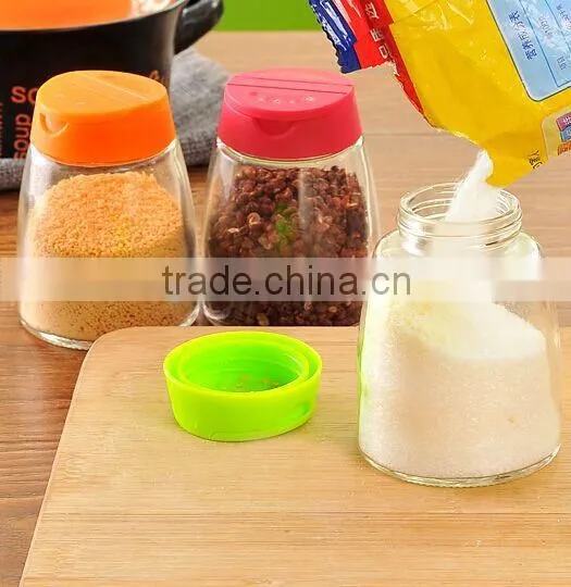 Home Use Clear Seasoning Power Glass Bottles, Spice Shaker photo-3