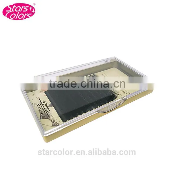 private label traps have multiple lengths inter mixed on each customized strip Individual eyelash extension wholesale