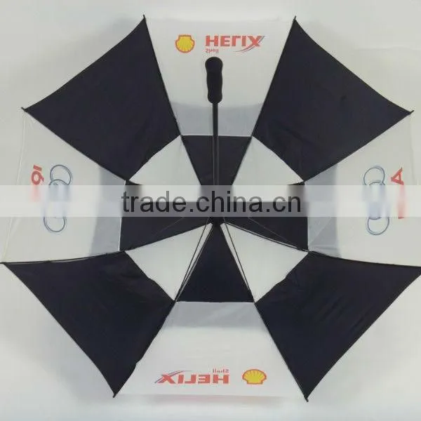 62" Arc Amazing Quality Golf Advertising Umbrellas