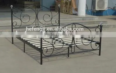 metal bed, double bed frame, double bed