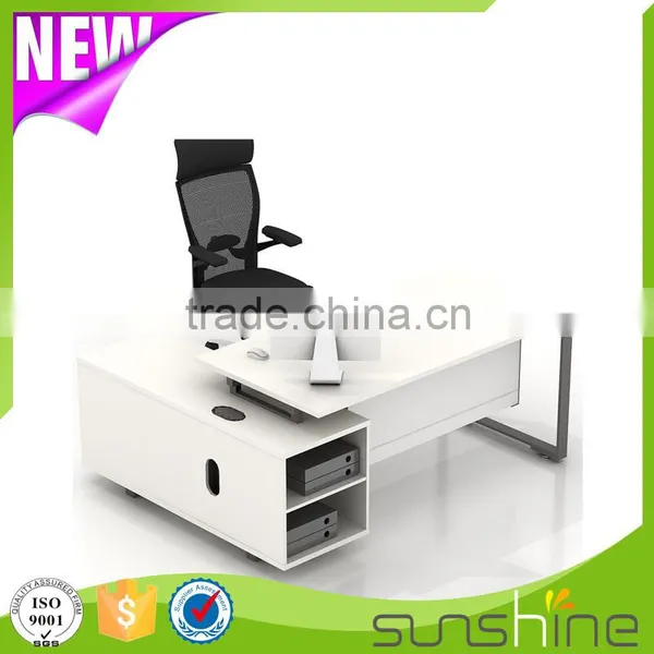 Top Grade First Grade l Shaped Adjustable Executive Desk photo-2