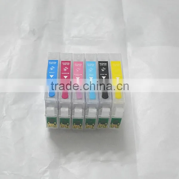 T0801 T0802 T0803 T0804 T0805 T0806 Refillable Ink Cartridge For Epson R265 R285 R360 RX560 RX585 RX685 RX560 P50 With Chip photo-2