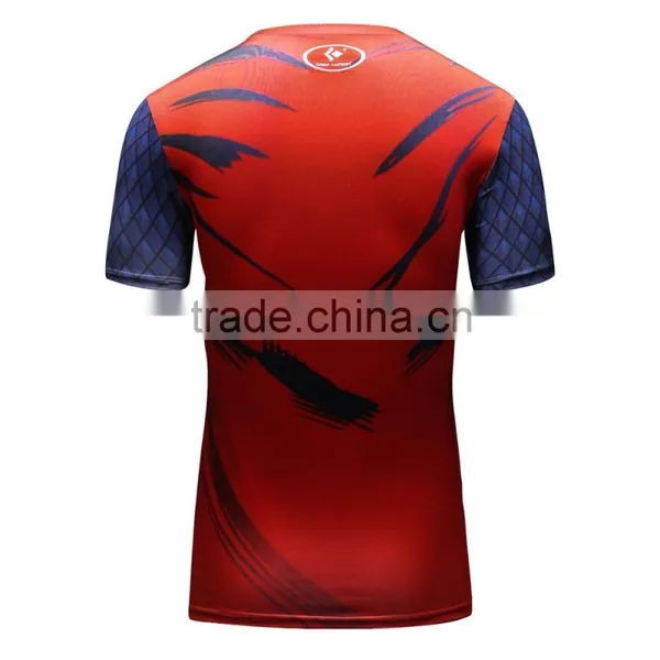 Cool Marvel Movies Thor Costume The Dark World Superman High Elastic Quick Dry Fit Compression Shirt Wholesale Workout Clothing photo-3