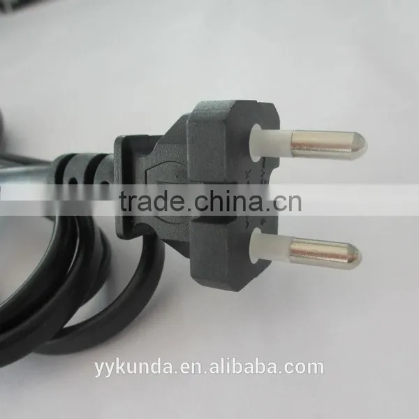 KC Approval 2 Pin 250V 6A Korea Plug