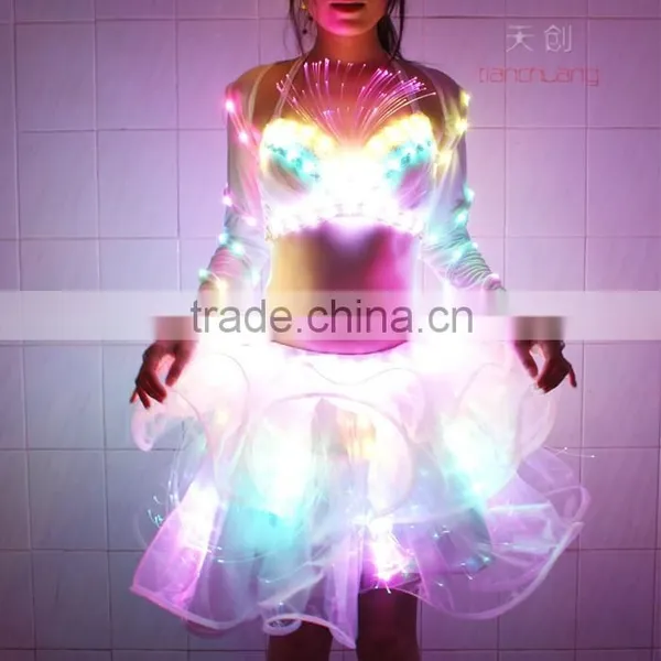 Wireless DMX512 Programmable Belly Dance Sexy Costume