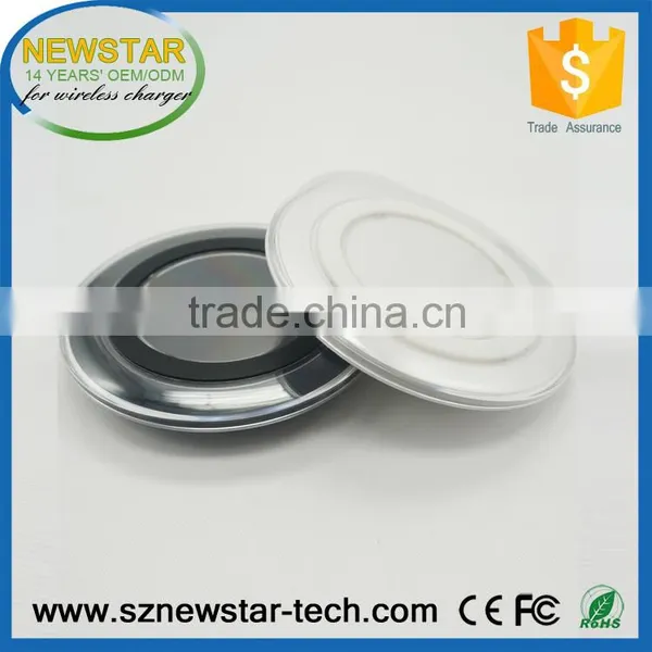 Factory Direct Selling High Quality 2016 New Arrival Qi Wireless Mobile Charger